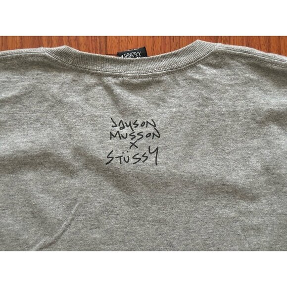 Stussy X Jayson Musson Limited Edition Collab  T Shirt Size XX Large - Picture 13 of 14
